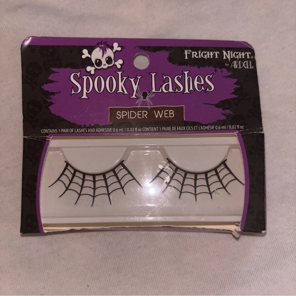 Ardell Fright Night‎ Spooky Lashes Spider Web(0.6ml/0.02fl) As Seen In Pics